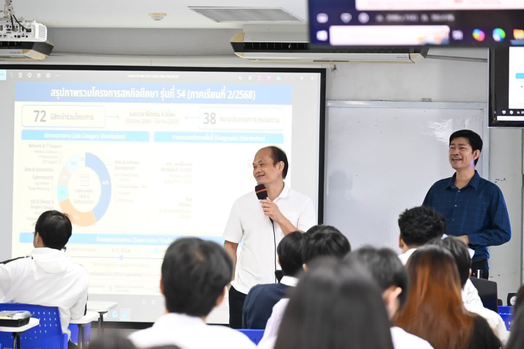 เวทีแลกเปลี่ยนประสบการณ์ สร้างความพร้อมสู่โลกการทำงานจริง 