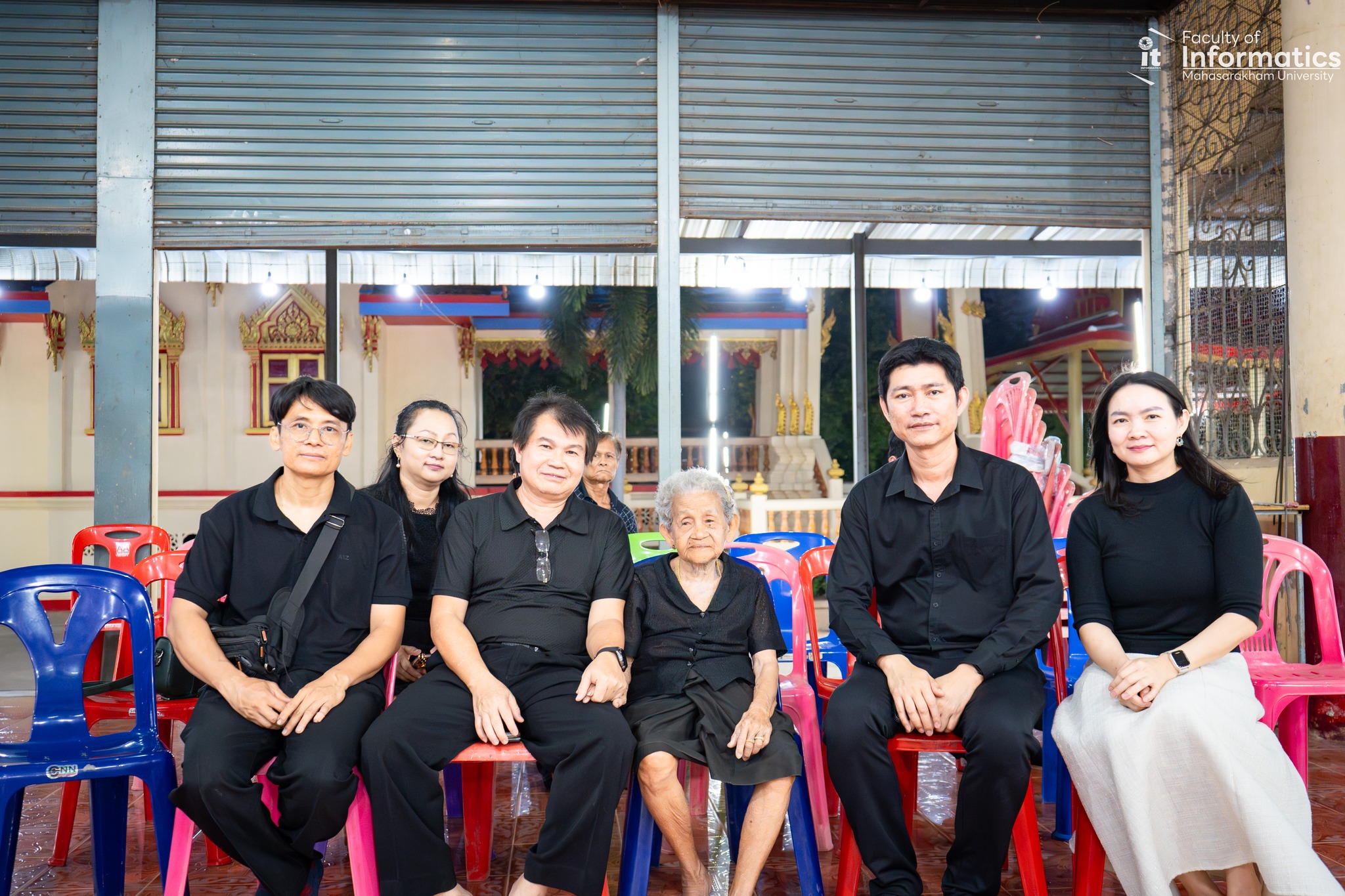 คณะวิทยาการสารสนเทศ ร่วมพิธีสวดพระอภิธรรม นายเฉลียง คุ้มมะณี ซึ่งเป็นบิดาของ รองศาสตราจารย์ ดร.สุชาติ คุ้มมะณี อาจารย์ประจำภาควิชาวิทยาการคอมพิวเตอร์