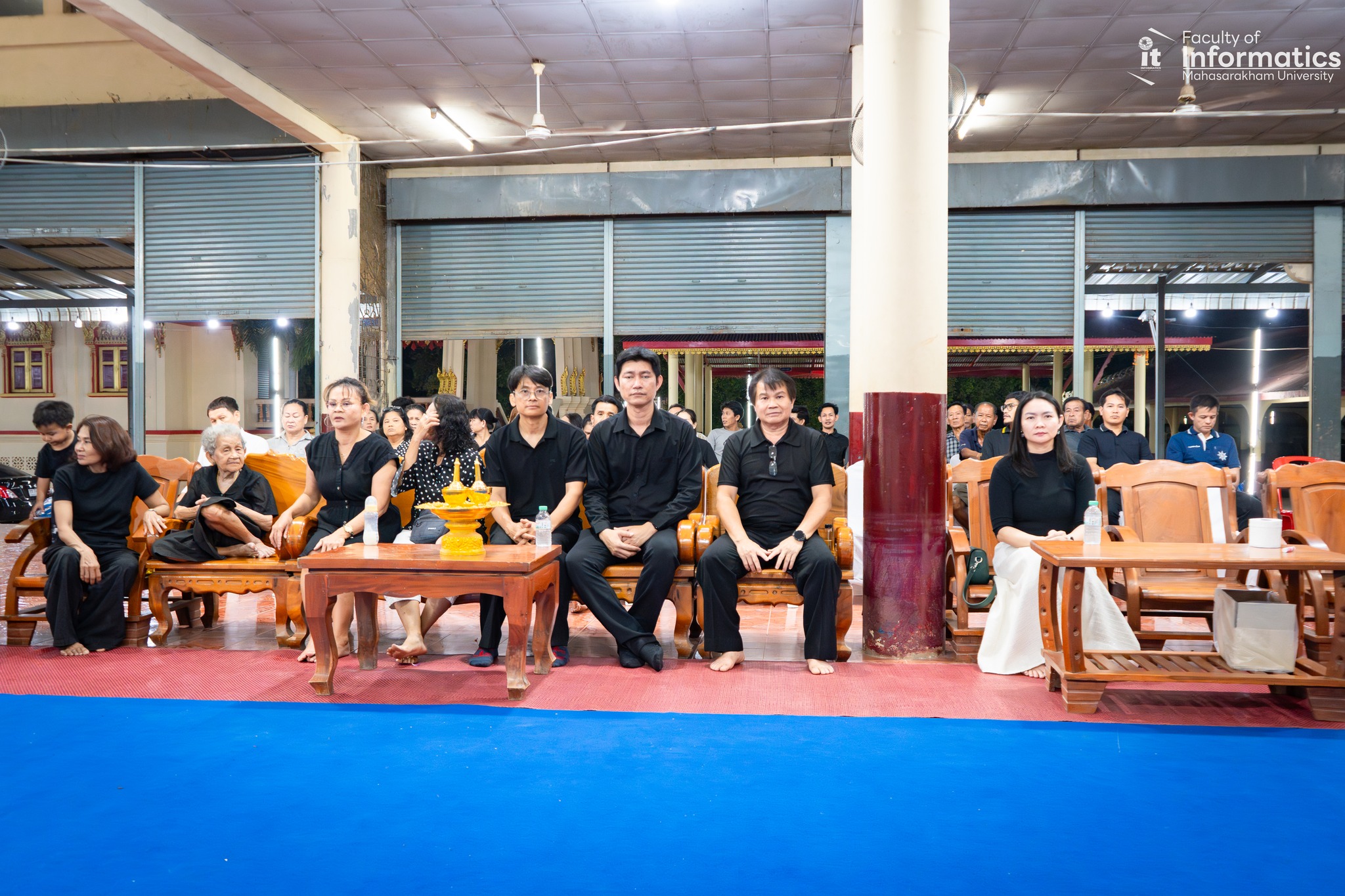 คณะวิทยาการสารสนเทศ ร่วมพิธีสวดพระอภิธรรม นายเฉลียง คุ้มมะณี ซึ่งเป็นบิดาของ รองศาสตราจารย์ ดร.สุชาติ คุ้มมะณี อาจารย์ประจำภาควิชาวิทยาการคอมพิวเตอร์