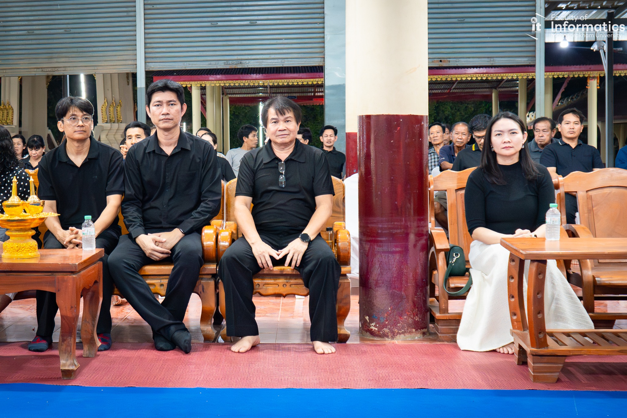 คณะวิทยาการสารสนเทศ ร่วมพิธีสวดพระอภิธรรม นายเฉลียง คุ้มมะณี ซึ่งเป็นบิดาของ รองศาสตราจารย์ ดร.สุชาติ คุ้มมะณี อาจารย์ประจำภาควิชาวิทยาการคอมพิวเตอร์